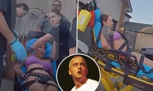 Ex-mulher de Eminem xinga policiais e morde agente após tentativa de suicídio; vídeo mostra confusão