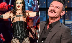 Corset apertado em The Rocky Horror Show faz Luke Evans usar oxigênio nos bastidores