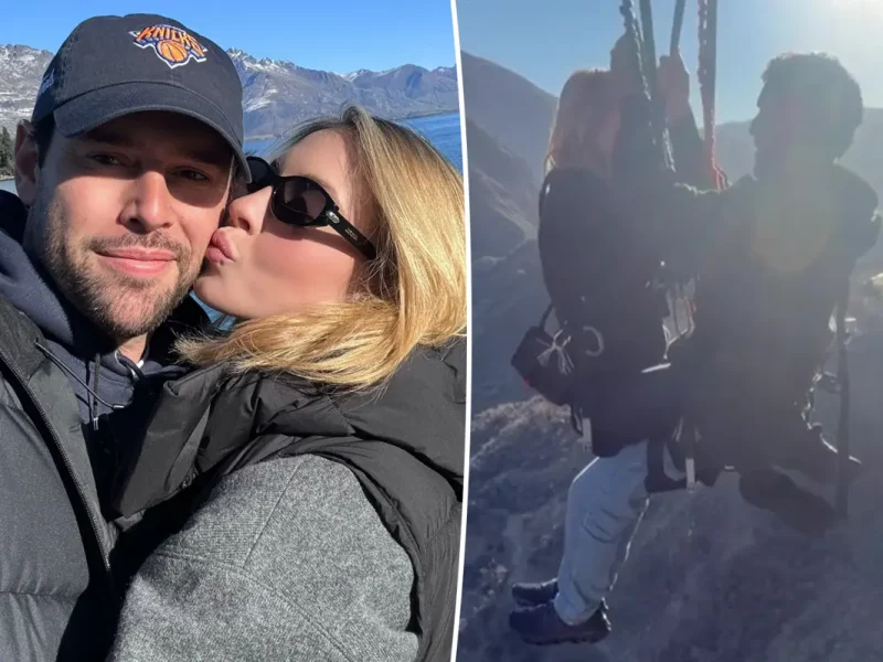 Sydney Sweeney e Scooter Braun curtem férias radicais na Nova Zelândia com bungee jumping e arco e flecha