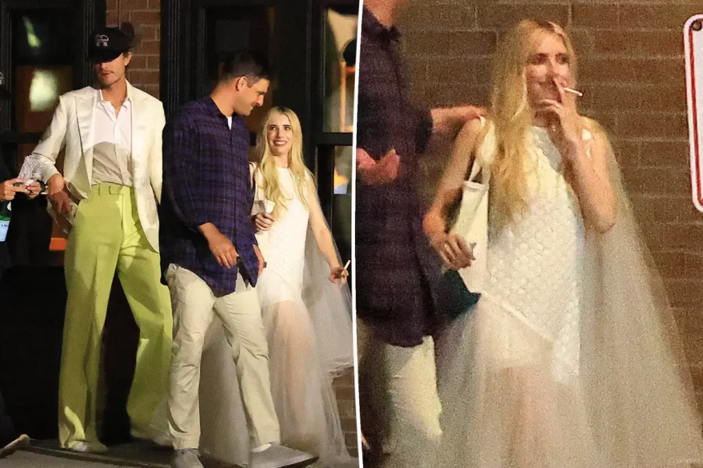 Emma Roberts e Cody John celebram casamento com festa e bar hopping em Idaho