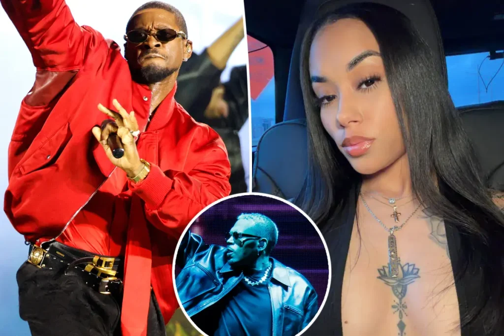 Fã de Usher é retirada do palco e admite que foi ao show para ver Chris Brown: A reação teria sido diferente