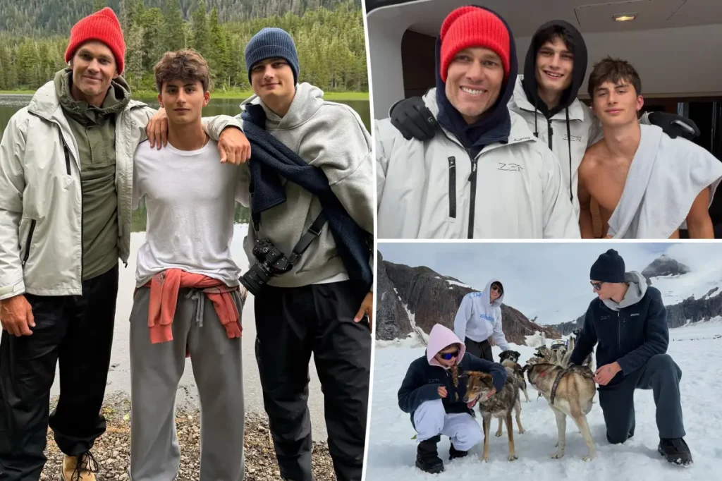 Tom Brady compartilha fotos raras com os filhos em viagem ao Alasca: Aventura de uma vida
