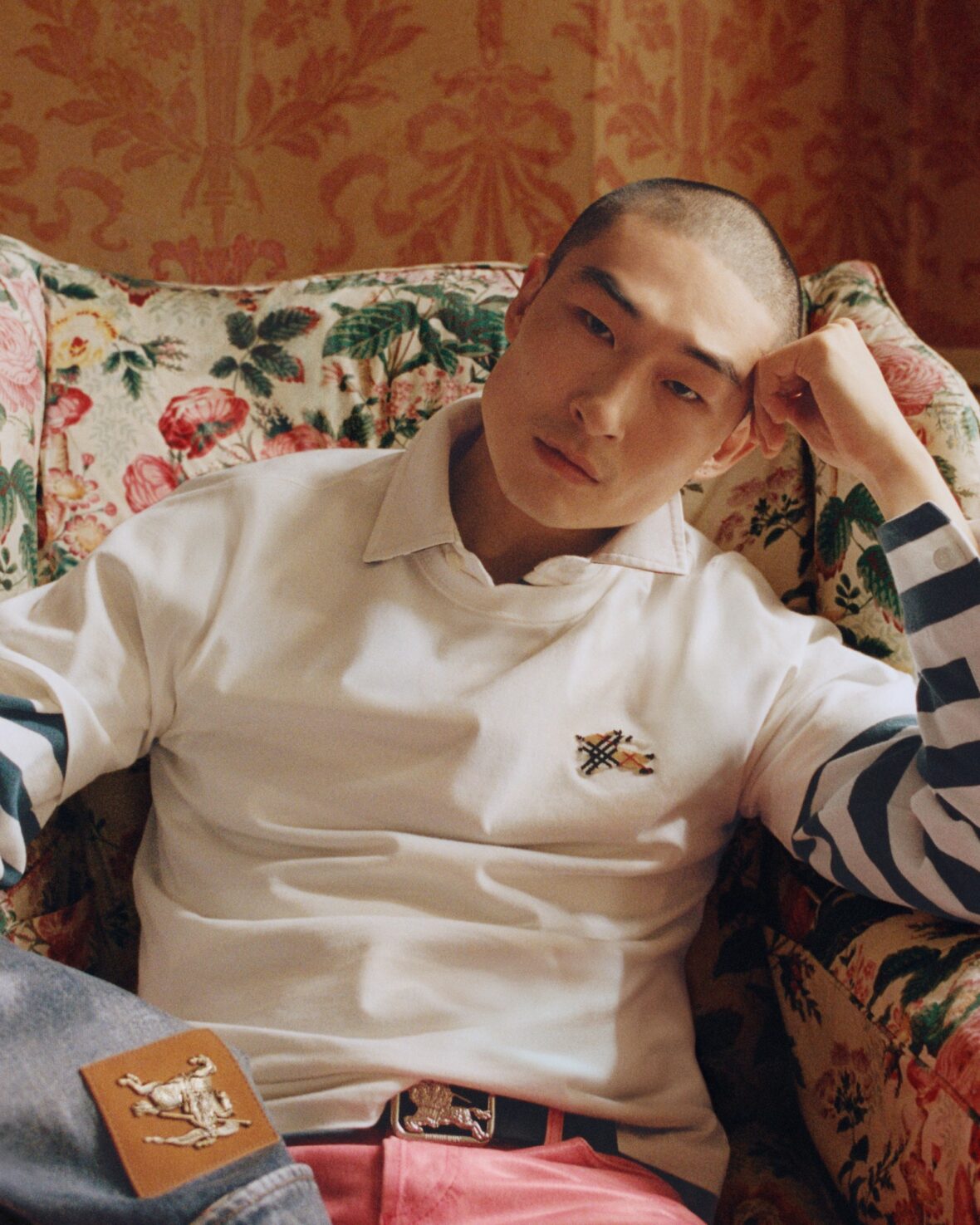 Sang Woo Kim na nova campanha da Burberry