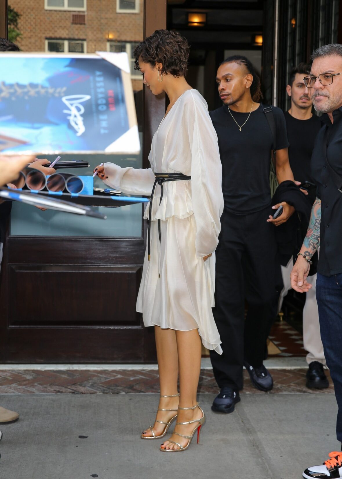 Zendaya sai em Nova York para a promoção The Odyssey