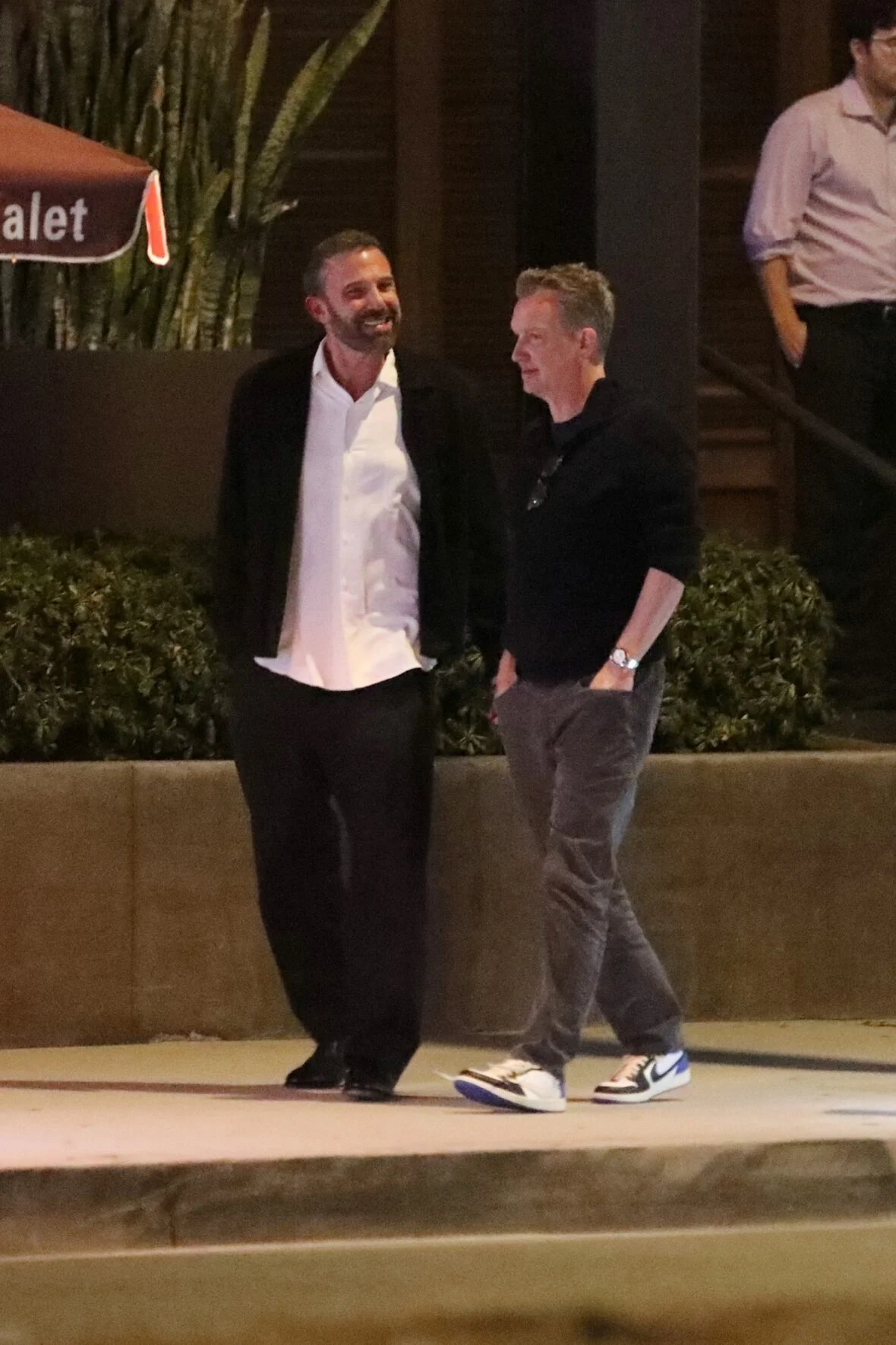 Ben Affleck e Sean Bailey no jantar