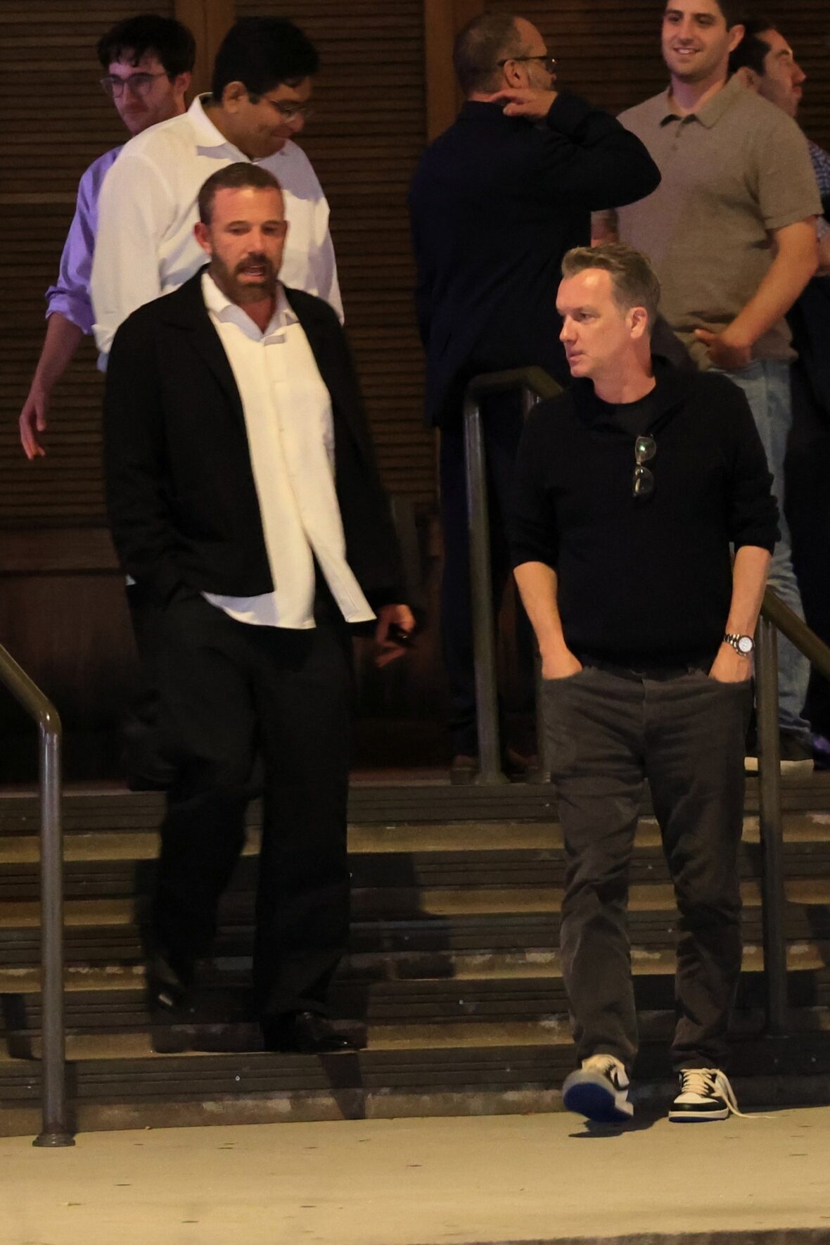 Ben Affleck e Sean Bailey no jantar