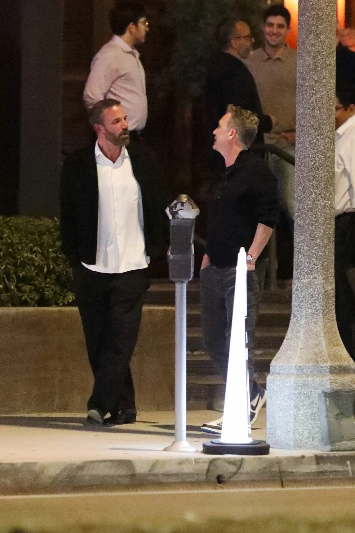 Ben Affleck e Sean Bailey no jantar