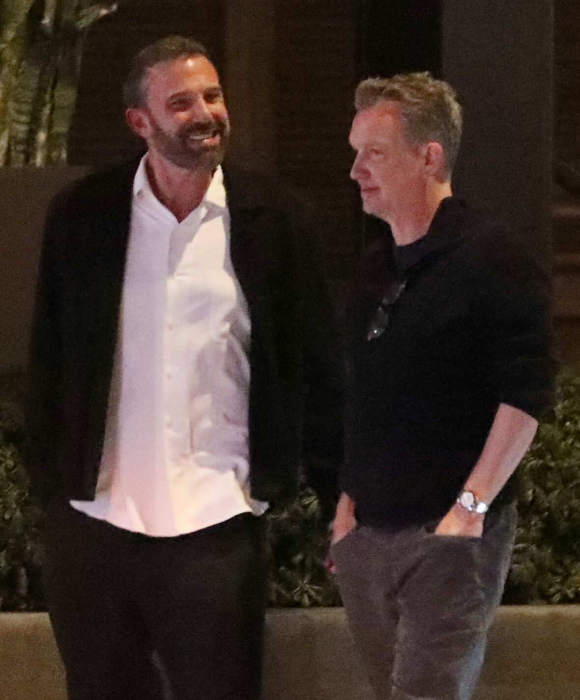 Ben Affleck e Sean Bailey no jantar