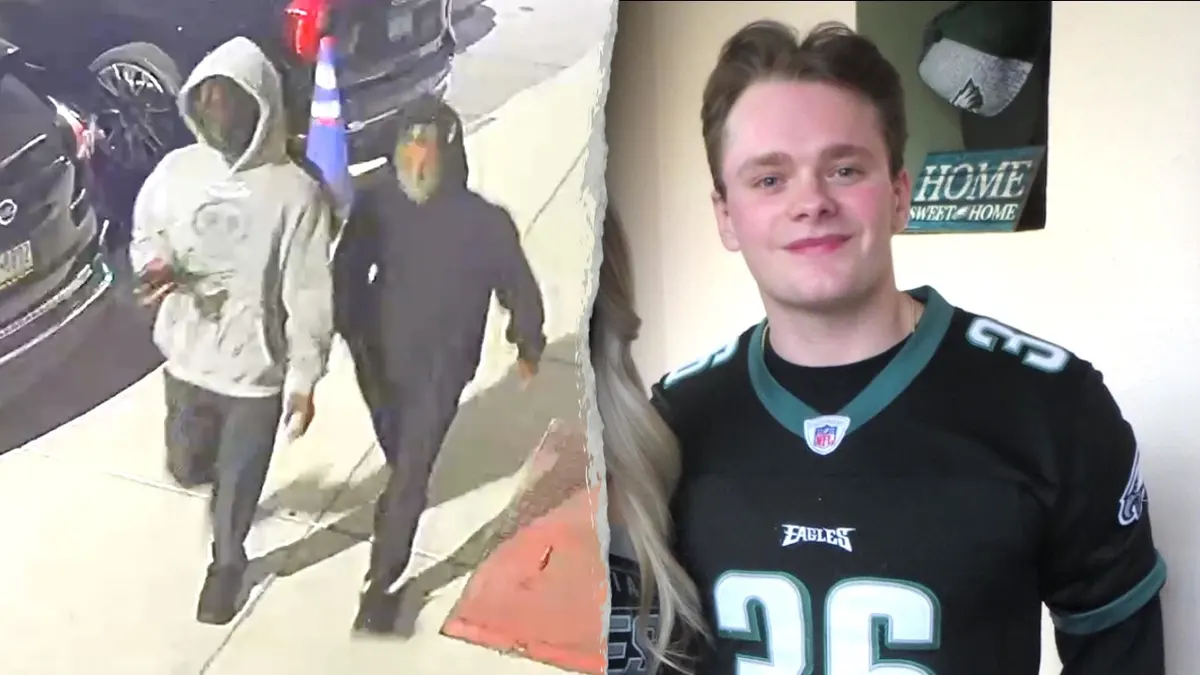 (L) Two suspects and (R) Billy Schmidt