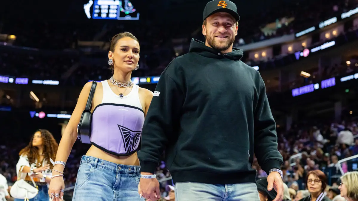 Kristin and Kyle Juszczyk