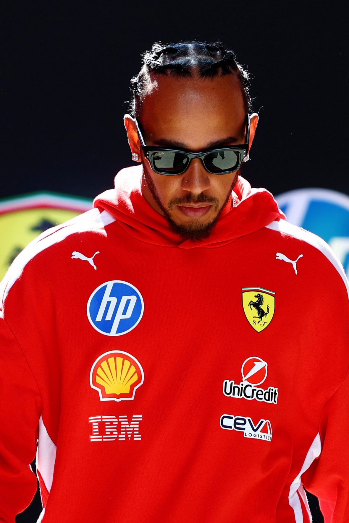 Lewis Hamilton no circuito de Silverstone