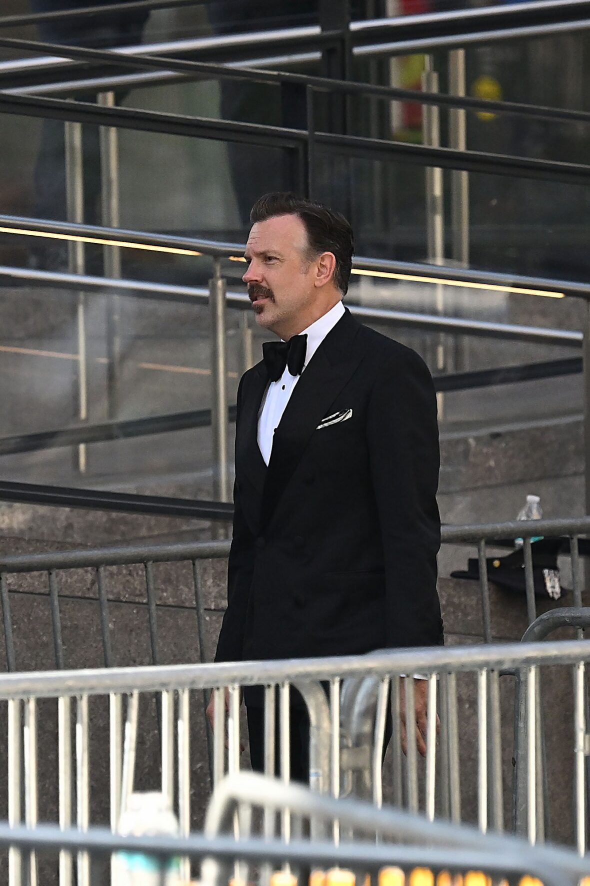 Jason Sudeikis chega ao Madison Square Garden