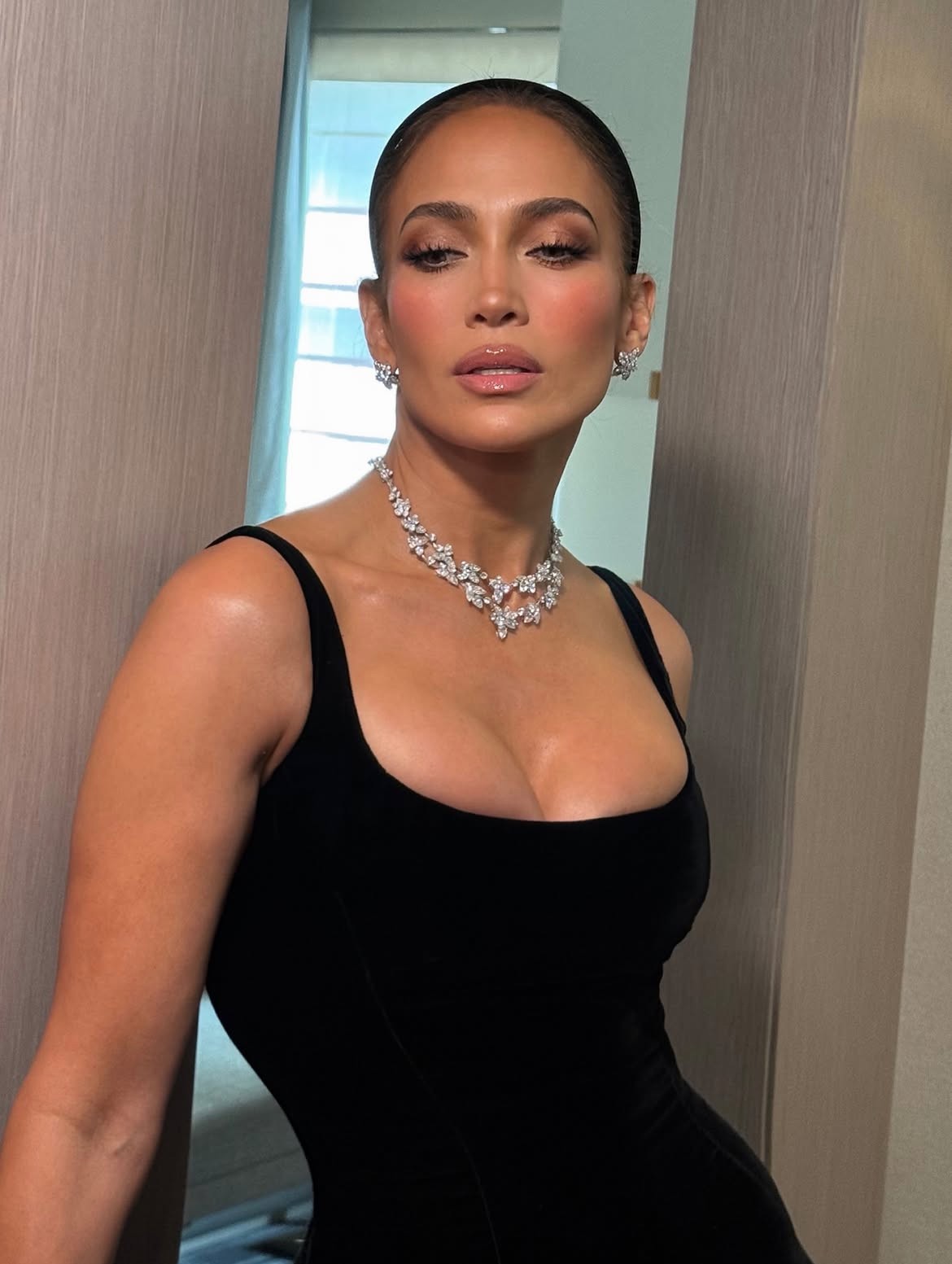 Jennifer Lopez no casamento de Taylor Swift