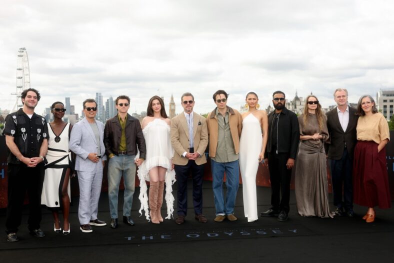 Elenco The Odyssey Photocall Londres, julho de 2026