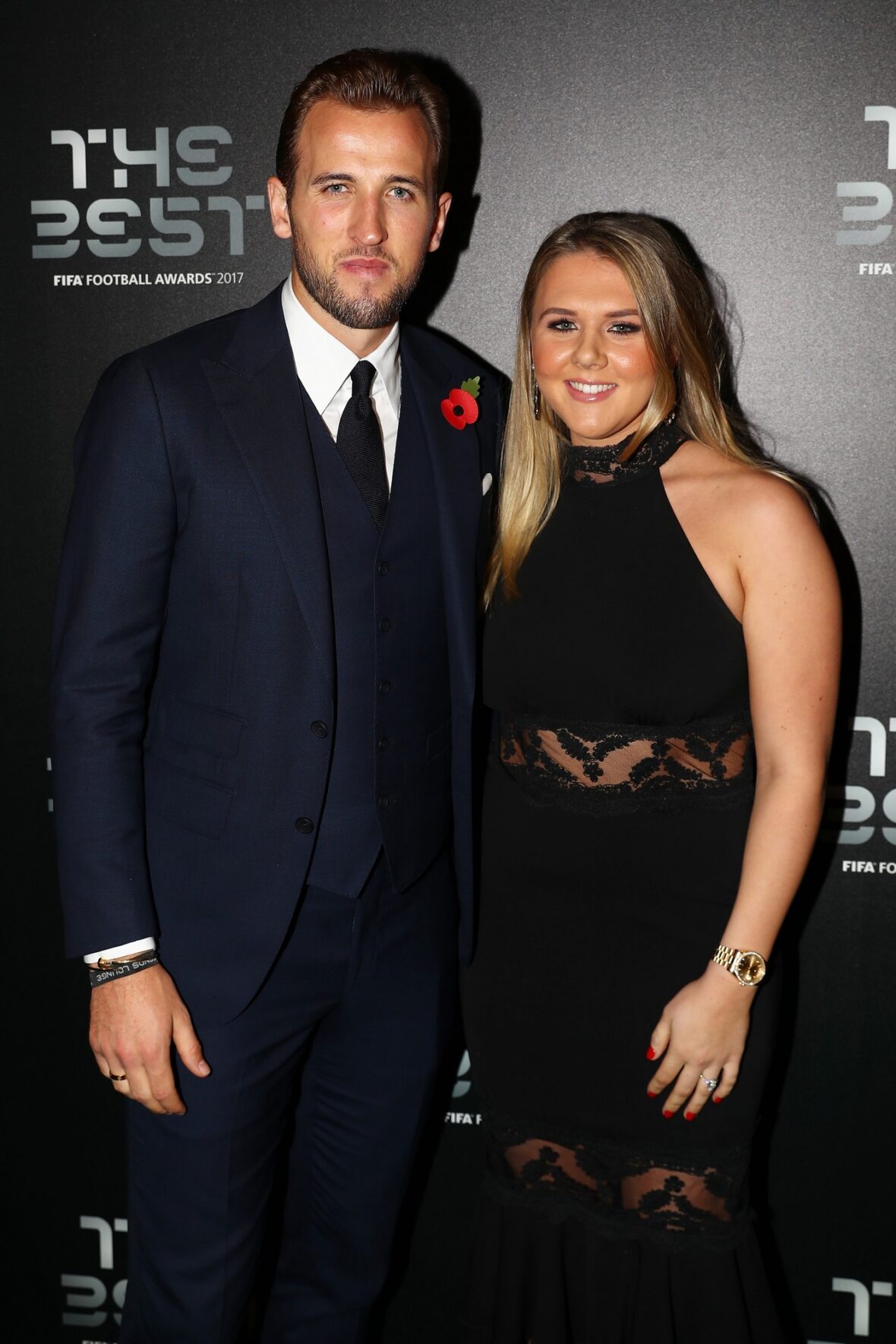 Harry e Katie Kane no Best FIFA Football Awards