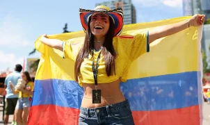 Colombia soccer fans invade Vancouver ahead of World Cup Round of 16 clash with Switzerland