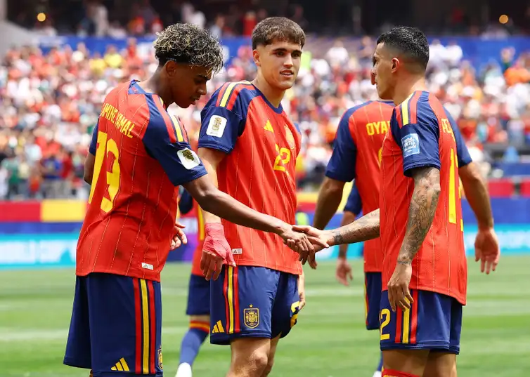 Soccer Football - FIFA World Cup 2026 - Round of 32 - Spain v Austria - Los Angeles Stadium, Inglewood, California, U.S. - July 2, 2026 Spain