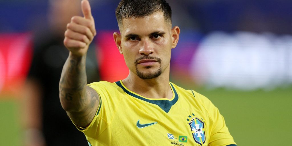 Bruno Guimarães vê duelo com Odegaard como chave e alerta para força aérea da Noruega