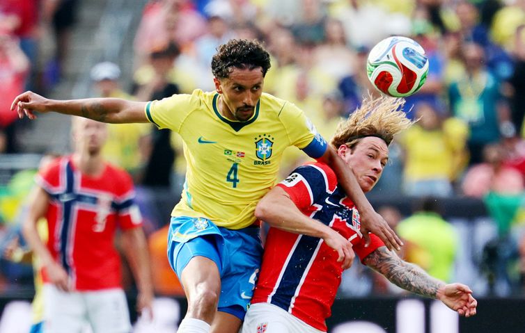 Soccer Football - FIFA World Cup 2026 - Round of 16 - Brazil v Norway - New York New Jersey Stadium, East Rutherford, New Jersey, U.S. - July 5, 2026 Brazil