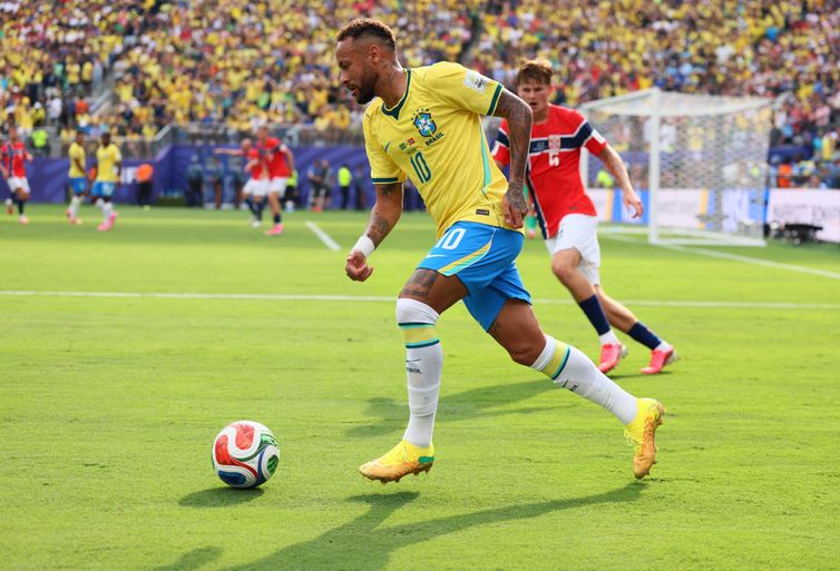 Soccer Football - FIFA World Cup 2026 - Round of 16 - Brazil v Norway - New York New Jersey Stadium, East Rutherford, New Jersey, U.S. - July 5, 2026 Brazil