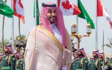 Canadian Prime Minister Mark Carney meets Saudi Crown Prince Mohammed bin Salman in Jeddah, Saudi Arabia, July 9, 2026. Saudi Press Agency/Handout via REUTERS THIS IMAGE HAS BEEN SUPPLIED BY A THIRD PARTY. REFILE - CORRECTING ID FROM 