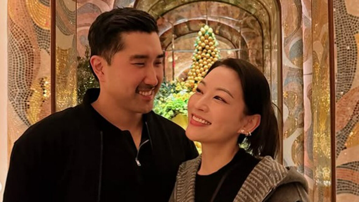 casado com Arden Foto do Instagram de Arden Cho e seu namorado Christopher Lee