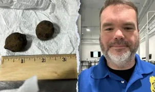 TSA finds stolen Civil War cannonballs in checked bag at Alabama airport