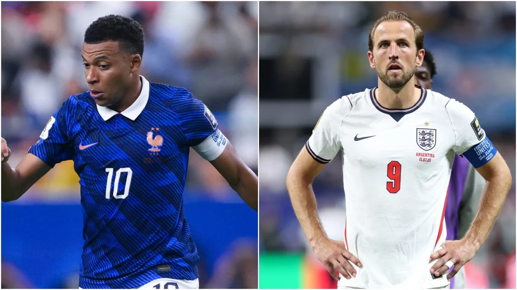 Mbappé e Kane devem começar no terceiro lugar da Copa de 2026; França e Inglaterra se despedem em Miami