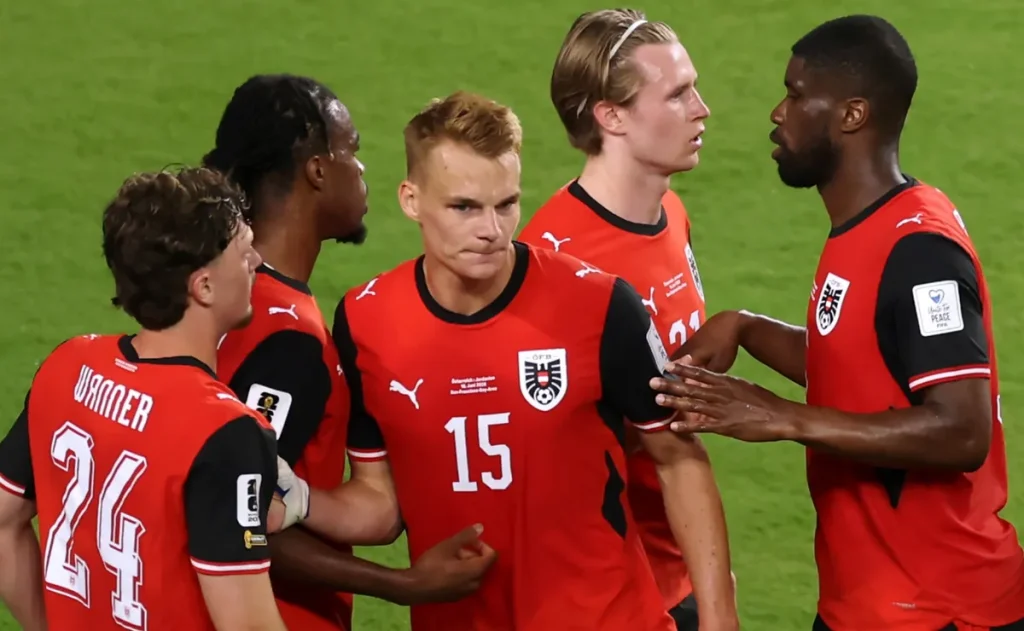 Qual é a classificação atual da Áustria na FIFA antes da partida da Copa do Mundo de 2026 contra a Espanha? ￼