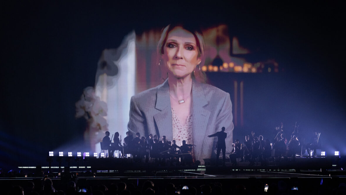 Canadá-Eurovisão Celine Dion na Cerimônia de Abertura do 69º Festival Eurovisão da Canção da Eurovisão - 1ª Semifinal