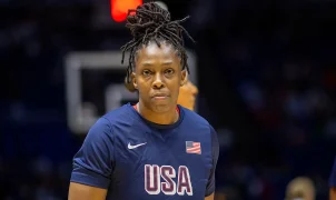 WNBA star Chelsea Gray posts screenshot of alleged racist insult from fan after loss to Caitlin Clark's Fever