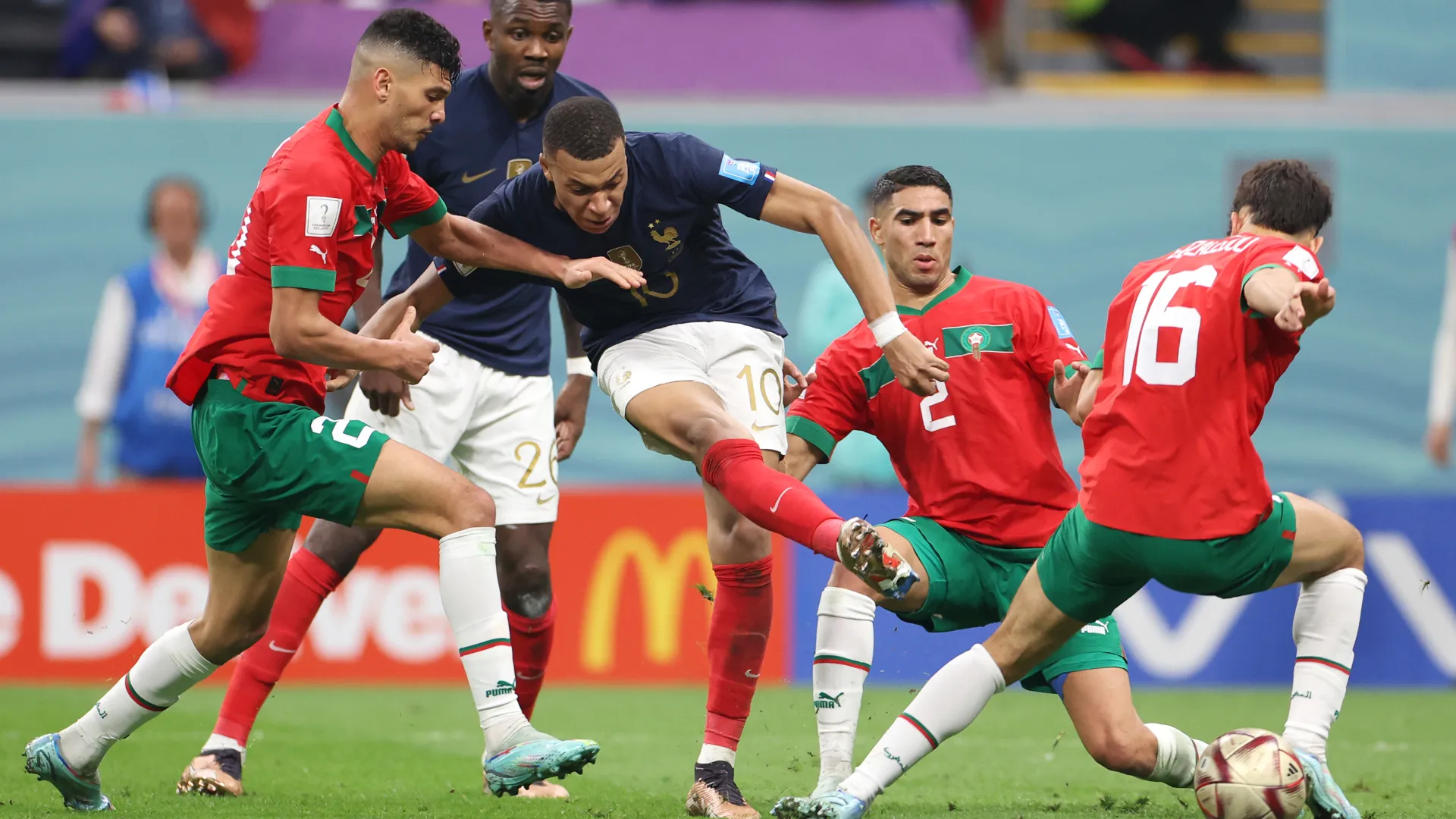 mbappe frança marrocos