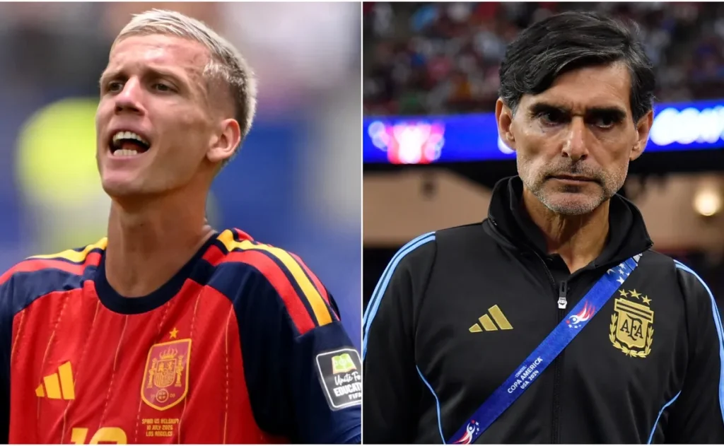 Dani Olmo rebate Roberto Ayala e nega ter provocado agressão: Ele não está dizendo a verdade
