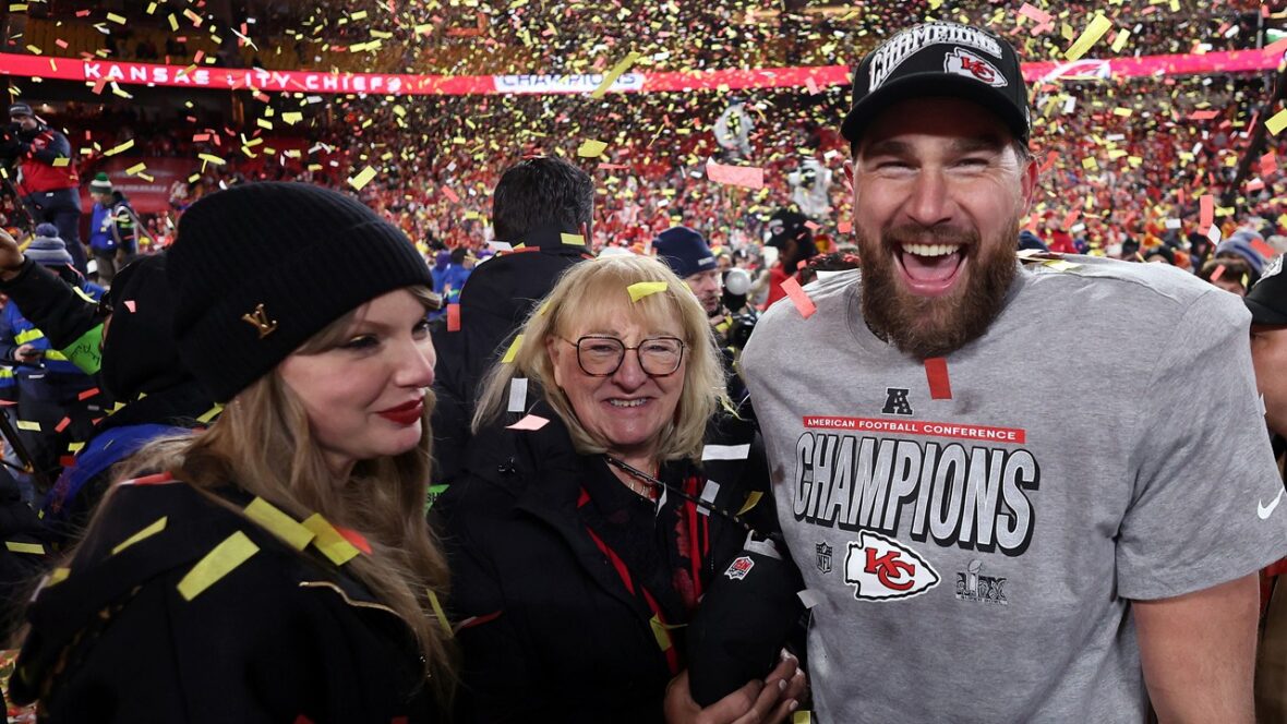 Donna Kelce chega em Nova York