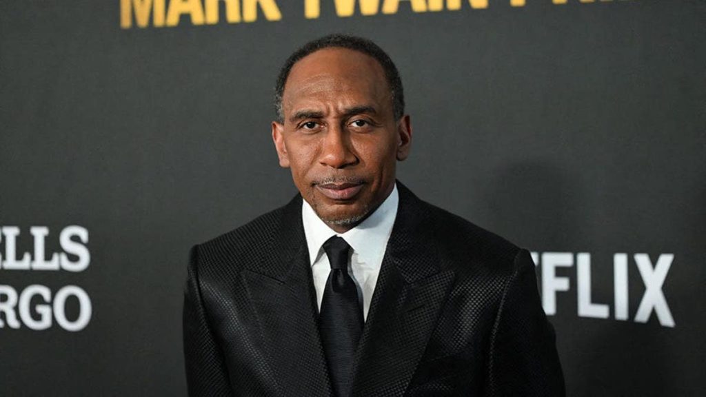 US journalist Stephen A. Smith arrives for the 27th Mark Twain Prize for American Humor Gala at the Kennedy Center in Washington, DC, on June 28, 2026. (Photo by Alex WROBLEWSKI / AFP via Getty Images)