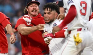 Nationals pitcher forced to apologize for perceived racism after opponent threw his helmet at him