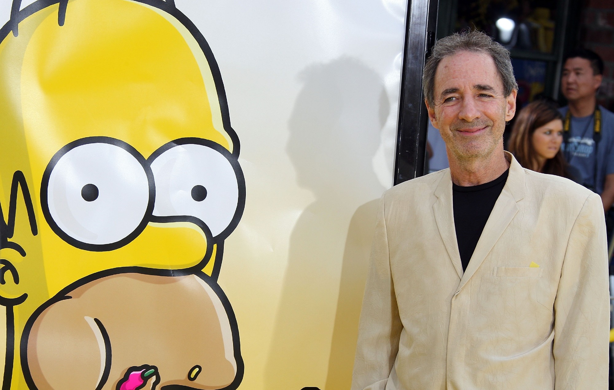 Harry Shearer at the premiere of 'The Simpsons Movie' in 2007. CREDIT: Frazer Harrison/Getty Images