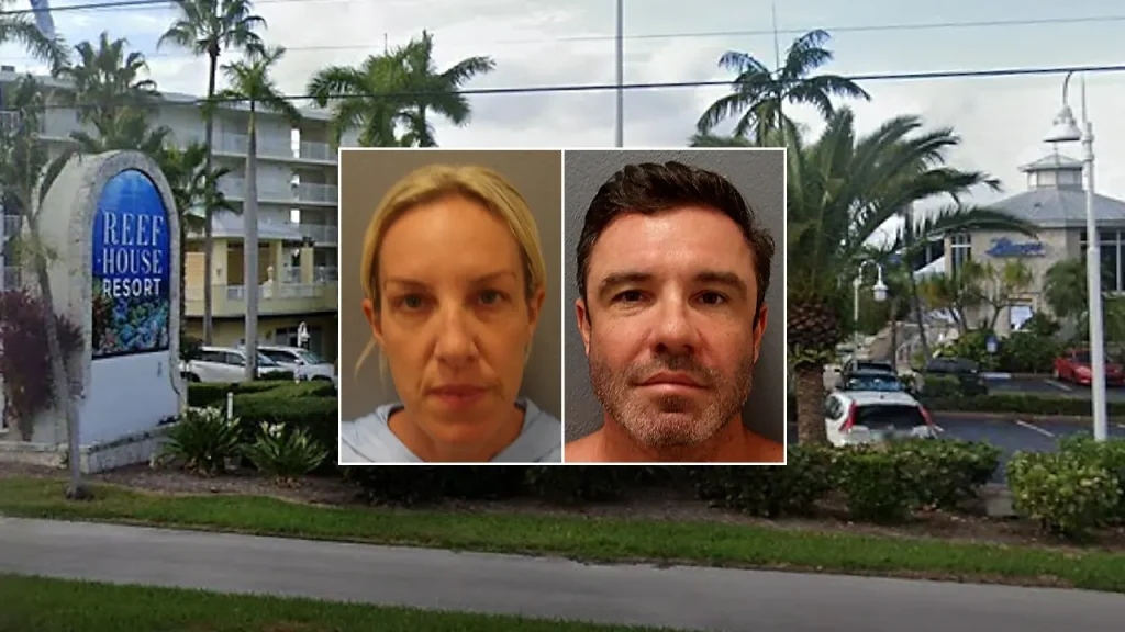 Influenciadora e marido são presos na Flórida por deixarem filhos pequenos sozinhos em quarto de resort enquanto bebiam na piscina