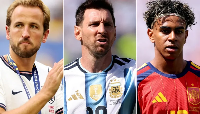 Harry Kane assume liderança na corrida pela Bola de Ouro 2026; Messi volta ao páreo após Copa do Mundo