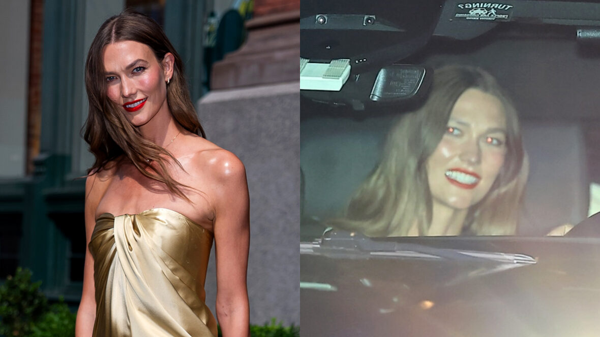 karlie-kloss-deixando-msg Karlie Kloss saindo do casamento de Taylor Swift