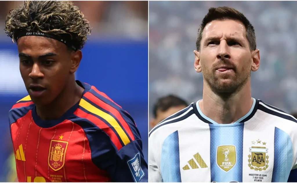 Messi comenta foto maluca com Lamine Yamal bebê antes de enfrentá-lo na final da Copa de 2026