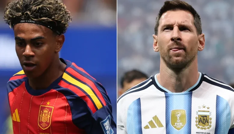 Messi comenta foto maluca com Lamine Yamal bebê antes de enfrentá-lo na final da Copa de 2026
