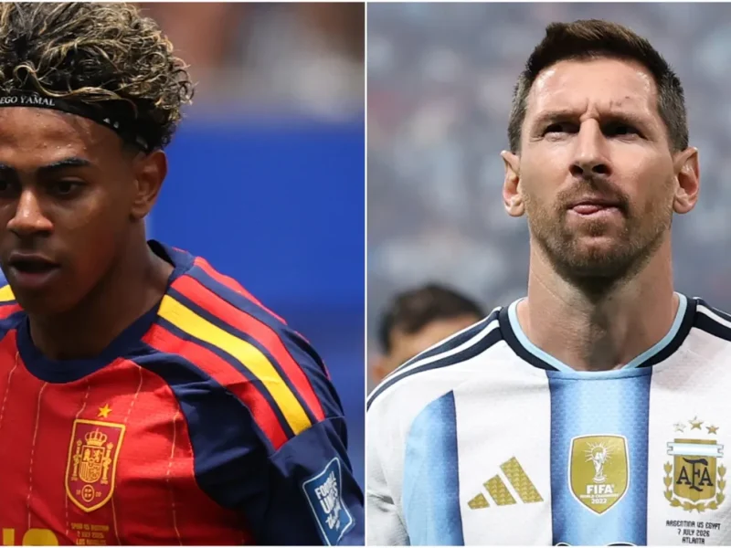Messi comenta foto maluca com Lamine Yamal bebê antes de enfrentá-lo na final da Copa de 2026