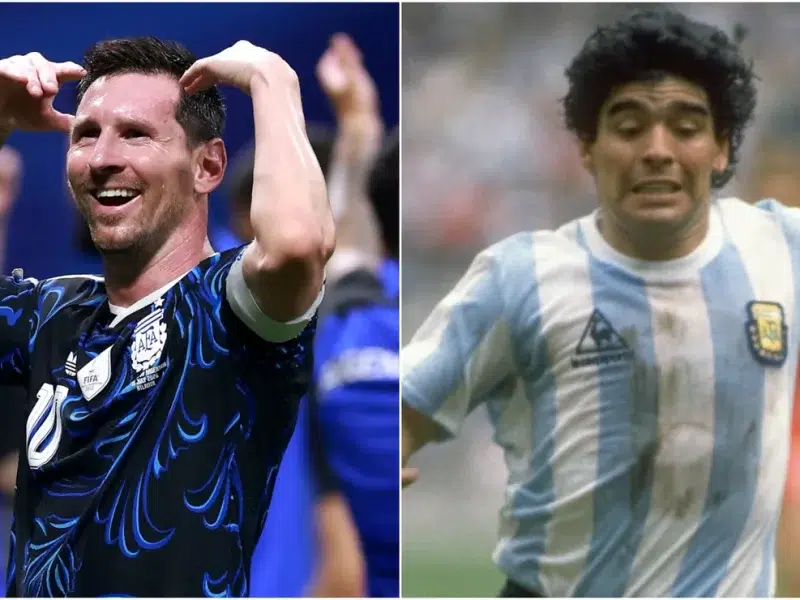 Messi encerra debate ao exaltar Maradona: Para mim, ele é o maior de todos