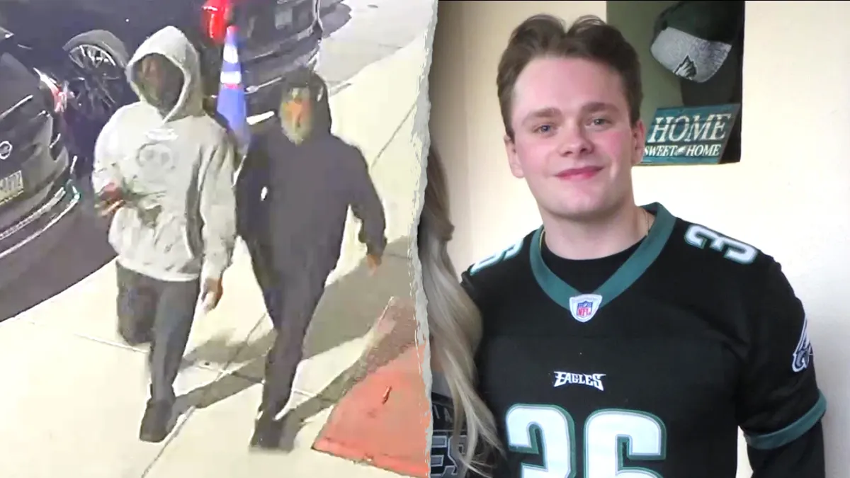 (L) Two suspects and (R) Billy Schmidt