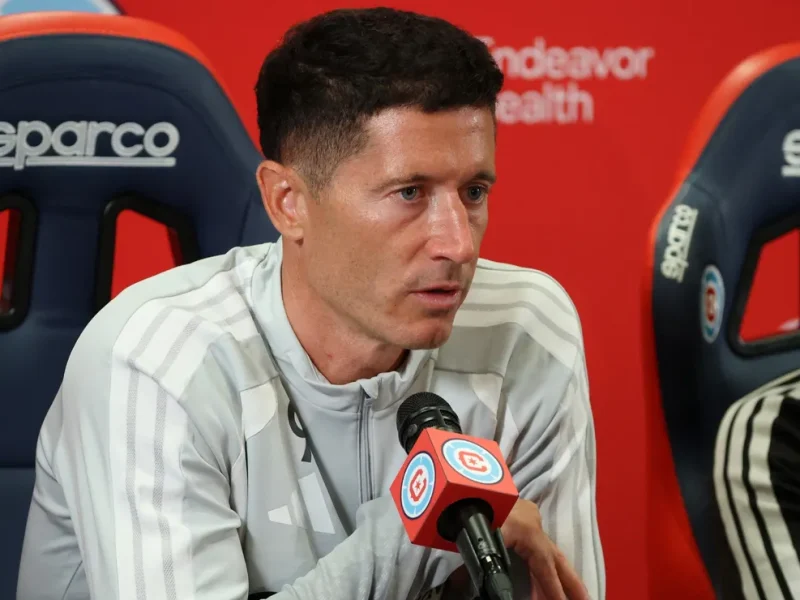 Lewandowski estreia pelo Chicago Fire contra Inter Miami sem Messi e De Paul