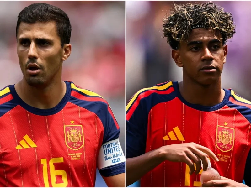 Rodri, da Espanha, alerta Lamine Yamal para ‘se acalmar um pouco’ antes da semifinal da Copa do Mundo de 2026 contra a França