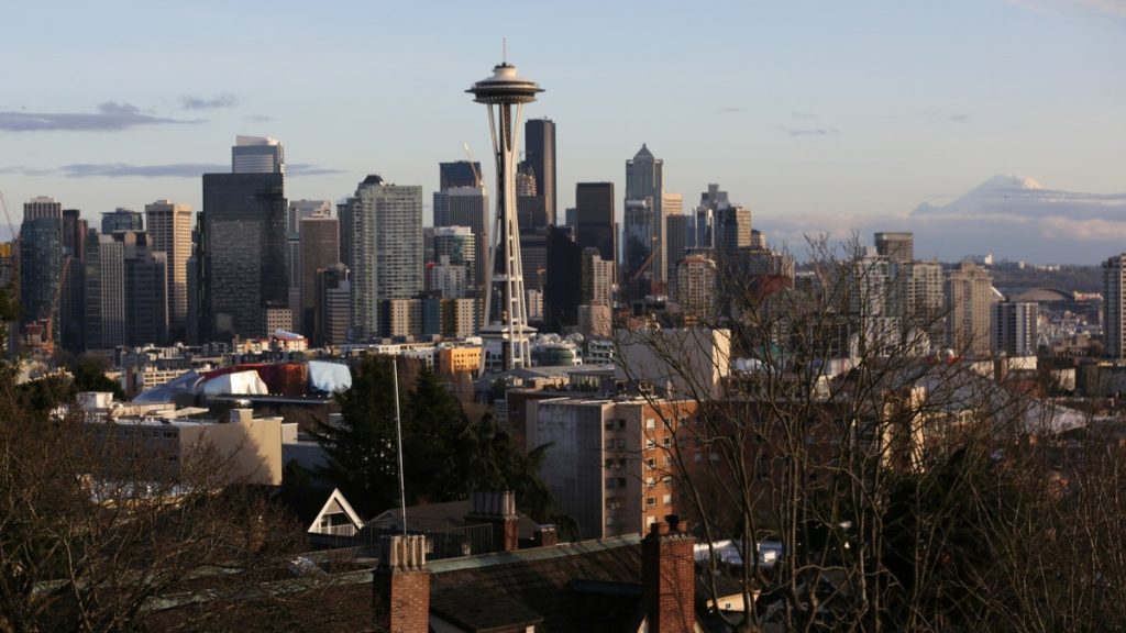 Photo showing Space Needle along Seattle