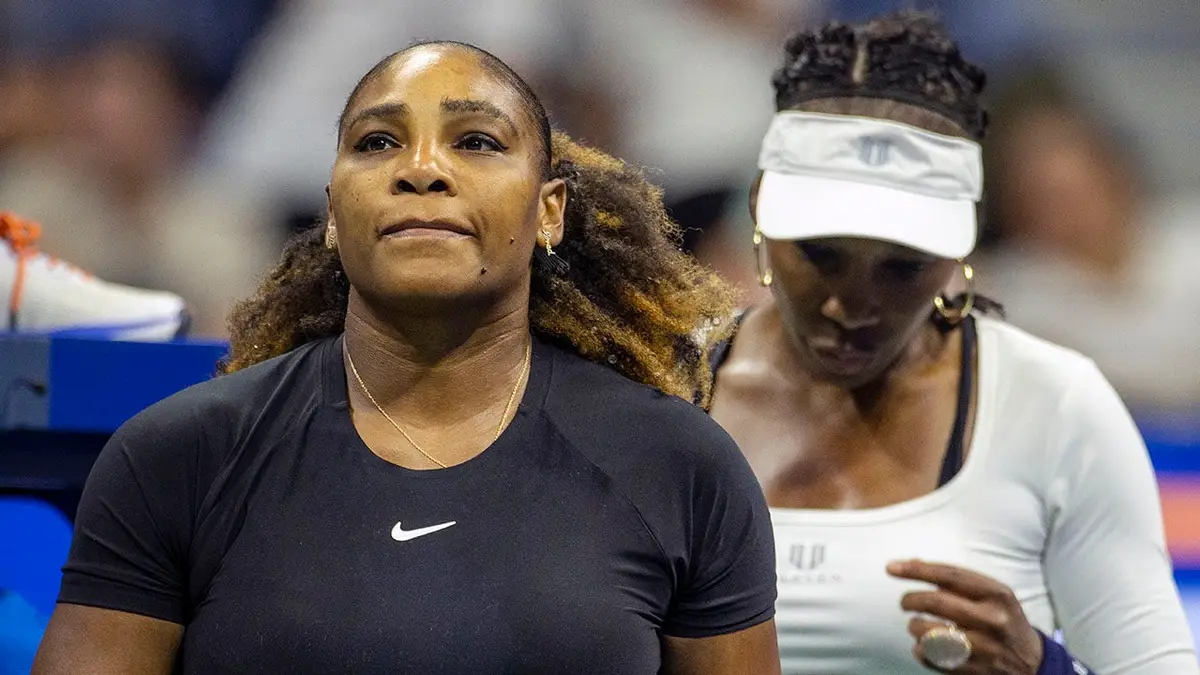Serena and Venus after loss