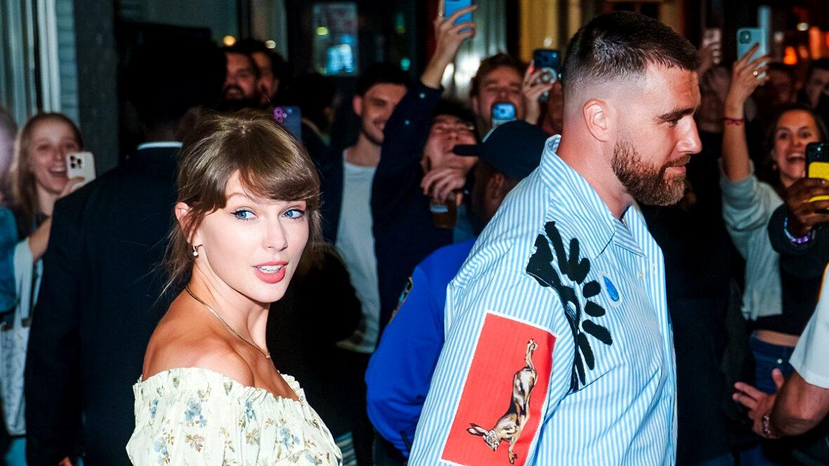taylor-swift-lista-de-convidados-jantar-de-ensaio Taylor Swift e Travis Kelce saindo em Nova York
